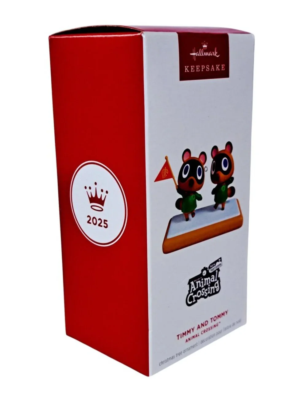 2025 Hallmark Timmy and Tommy Animal Crossing Keepsake Christmas Ornament NEW